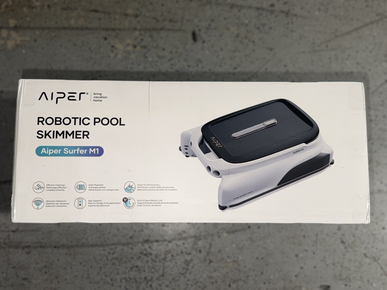 Aiper – Surfer M1 Solar Powered Automatic Robotic Pool Skimmer Cleaner