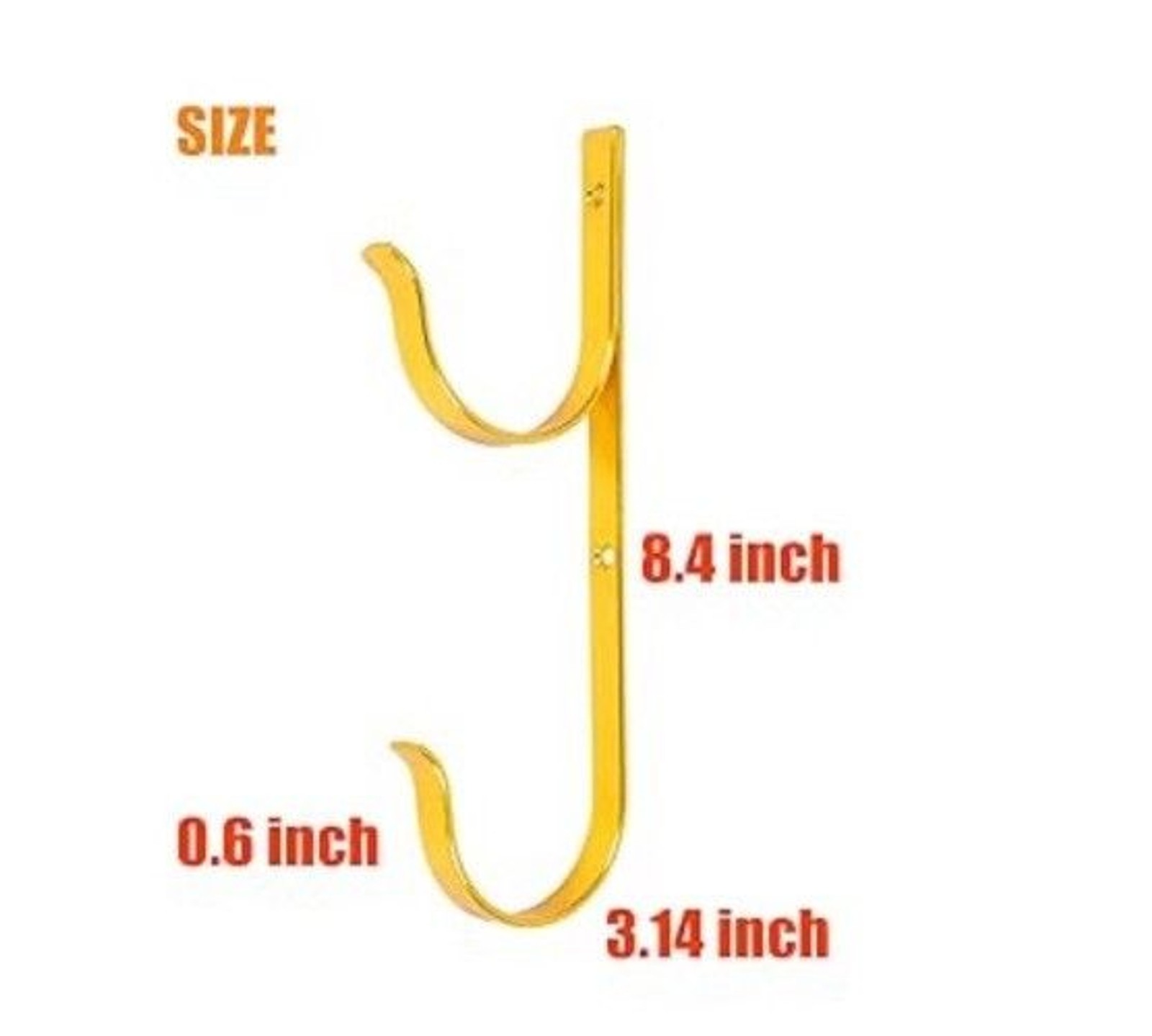 Pool Pole Hanger Premium Aluminium Holder Set of 4 Hooks for Telescopic Poles