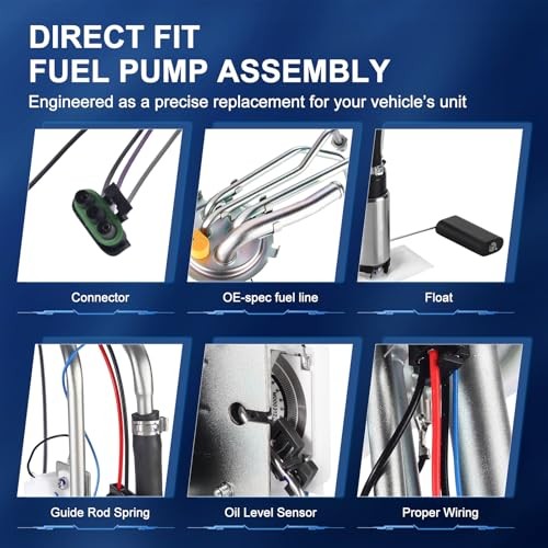 Electric Fuel Pump Module Assembly with Sending Unit Replacement for Chevy