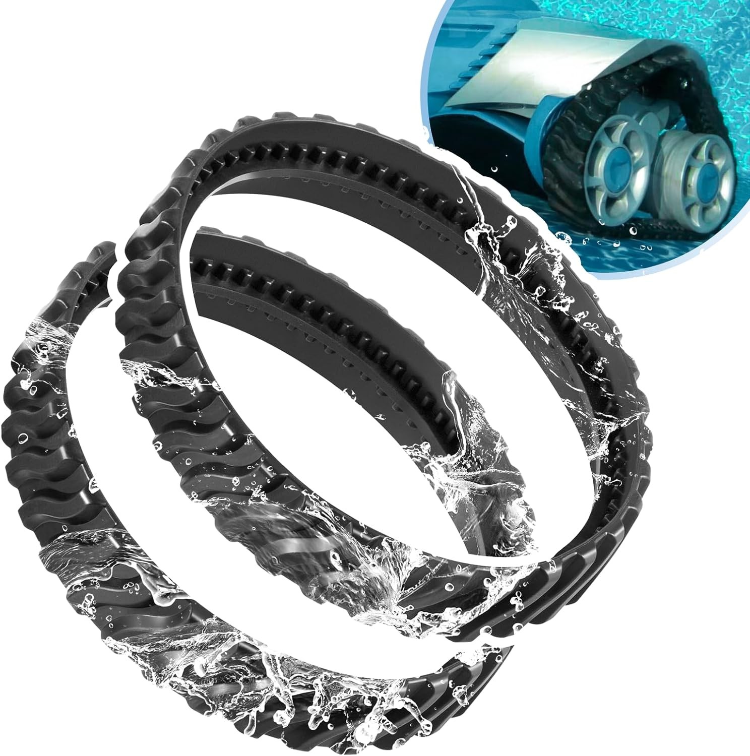 4pcs R0526100 Replacement For Zodiac Baracuda MX8, MX6 Pool Cleaner Tire Track
