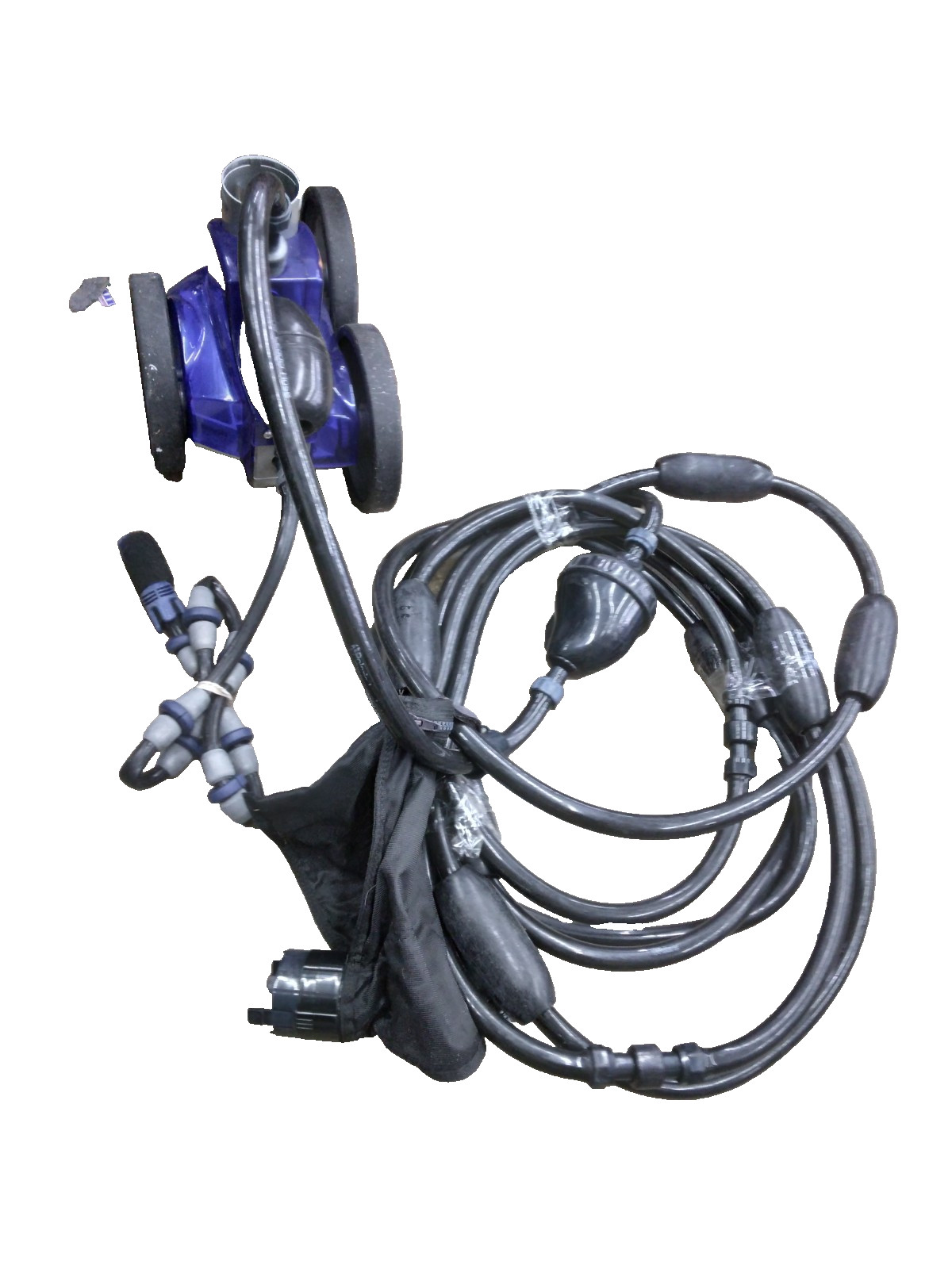 Polaris TR35P Pressure Vacuum Pool Cleaner With Float Heads Extended Feed Hose