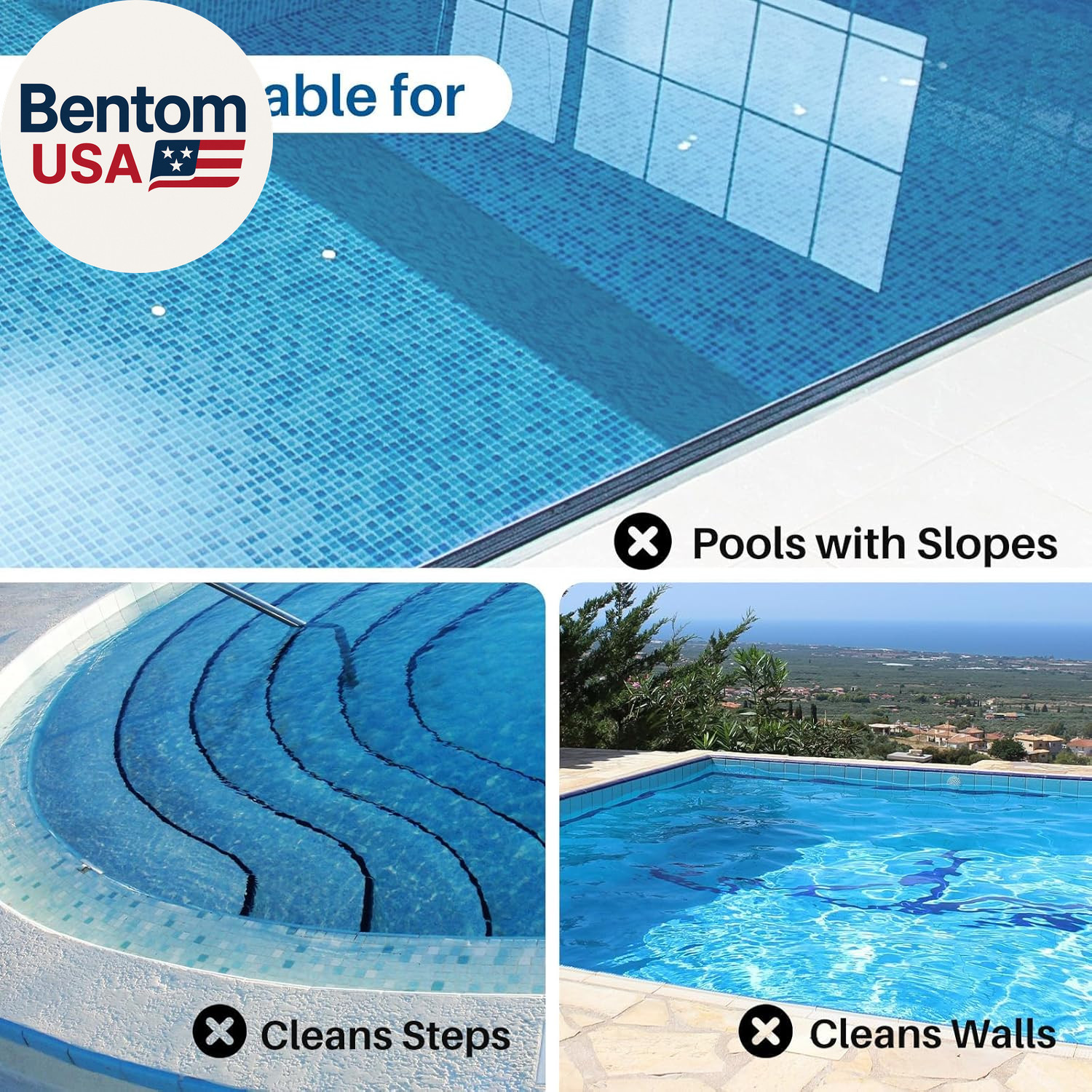 Self-Parking Automatic Pool Vacuum for up to 35 Ft Inground & Above-Ground Pools