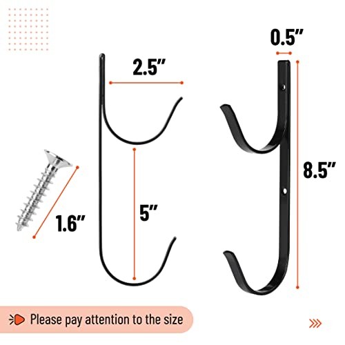 Pool Pole Hanger – 2 Pack, Pool Equipment Hooks for Poles and Hose,