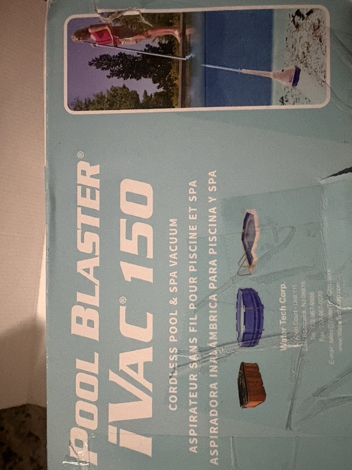Pool Blaster IVAC C2 Cordless Battery Powered Pool Vacuum 12 GPM