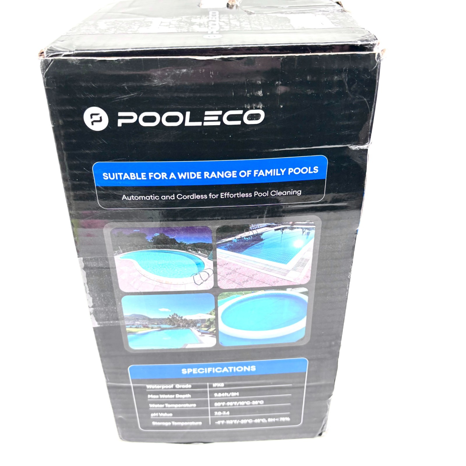 Pooleco Triple Motor Power Robotic Pool Cleaner with Auto Parking Mode Model 10S