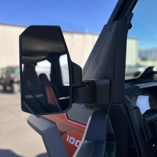 ADV Xpedition Side Mirrors (2pcs),Its Spring-Back Feature Enables Easy Post