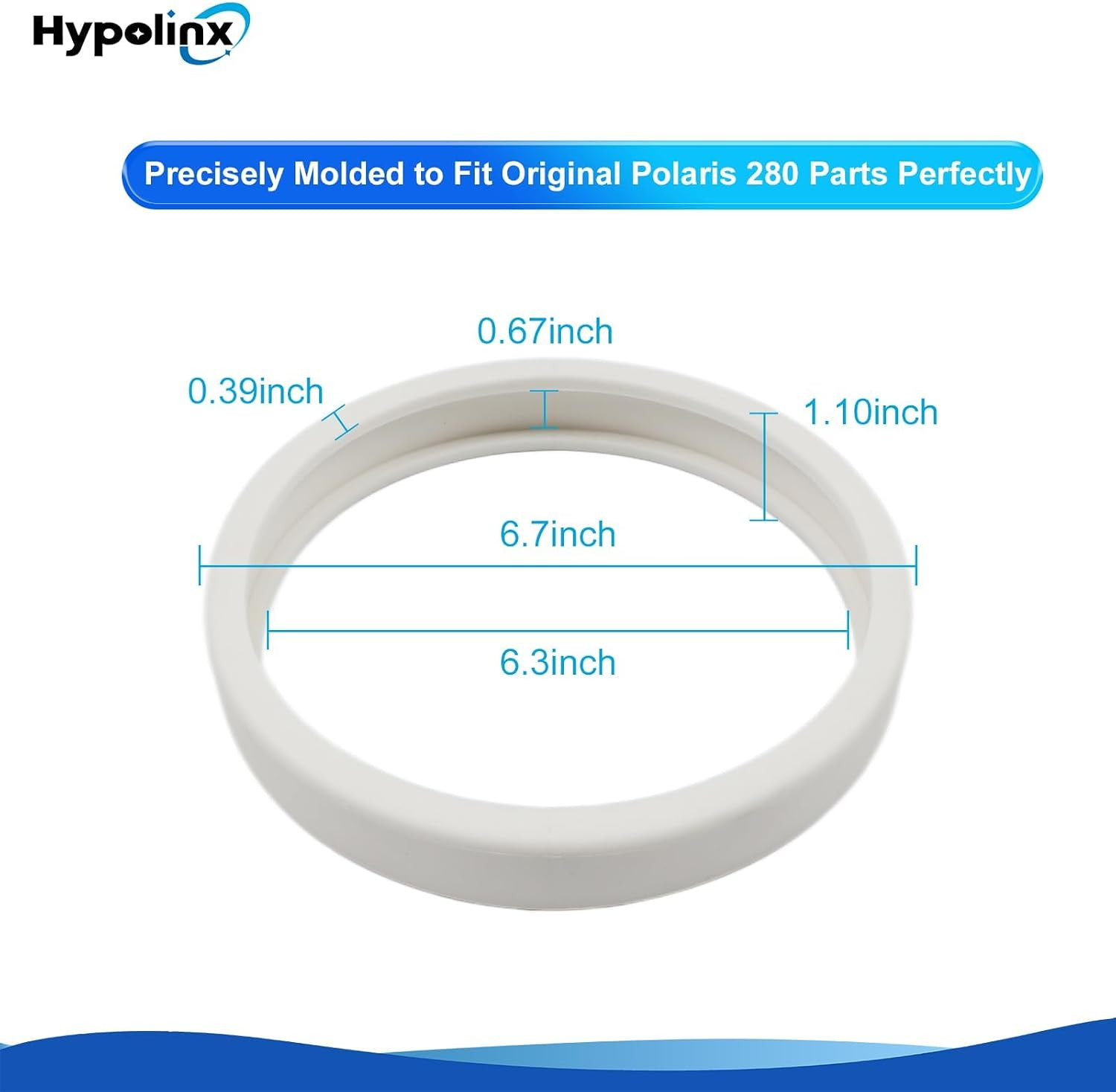 Polaris-Compatible Pool Cleaner C10 Replacement Tire Parts for Polaris 280, 180,