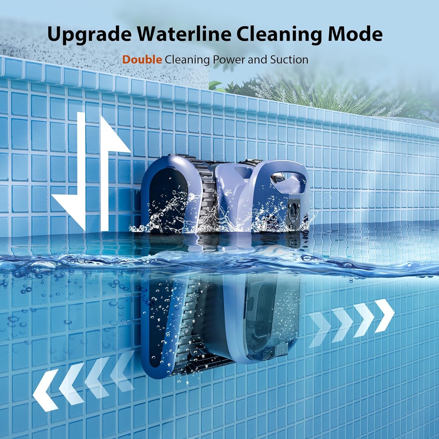 Sat40 Pool Cleaner Robot 4 Modes Inground Above Ground