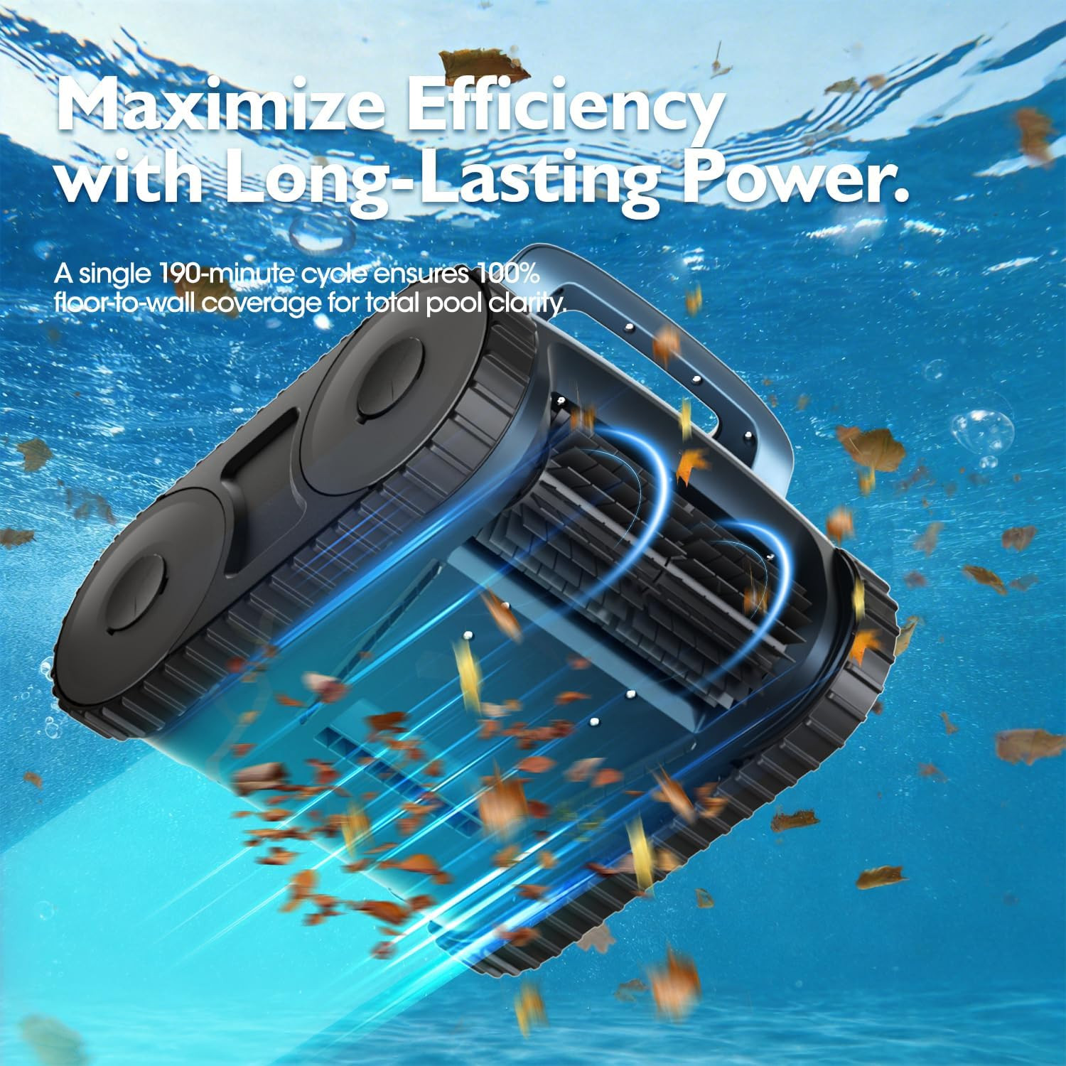 [2026 Release] Automatic Robotic Pool Vacuum for Inground & above Ground Pools,