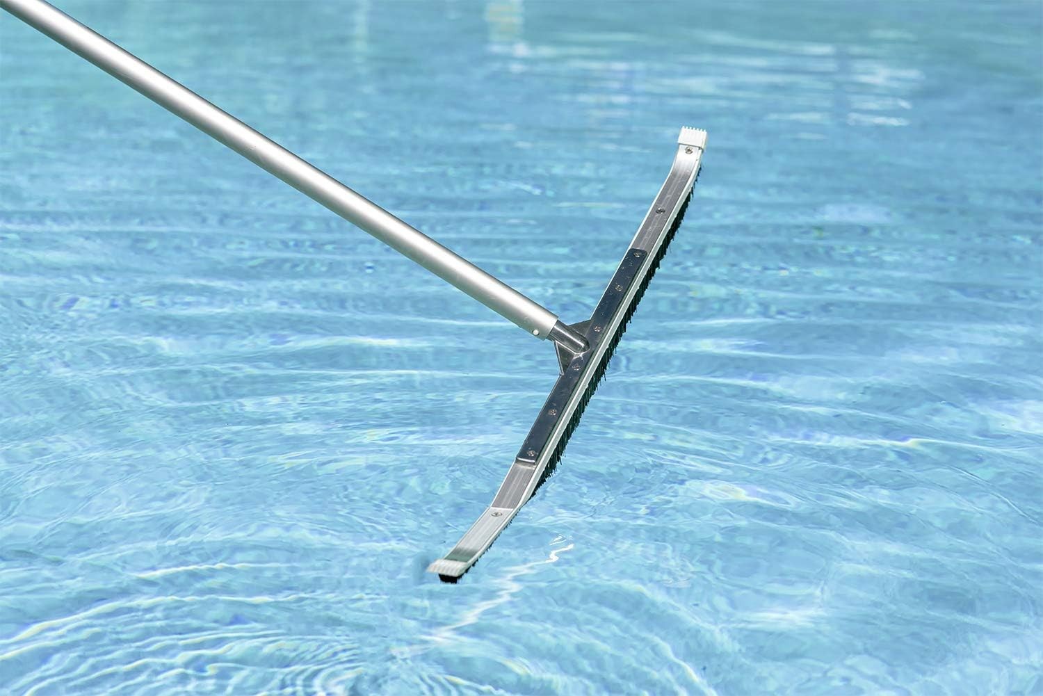 Poolmaster 36-Inch Extra-Wide Commercial Swimming Pool Wall Brush, Heavy-Duty Al