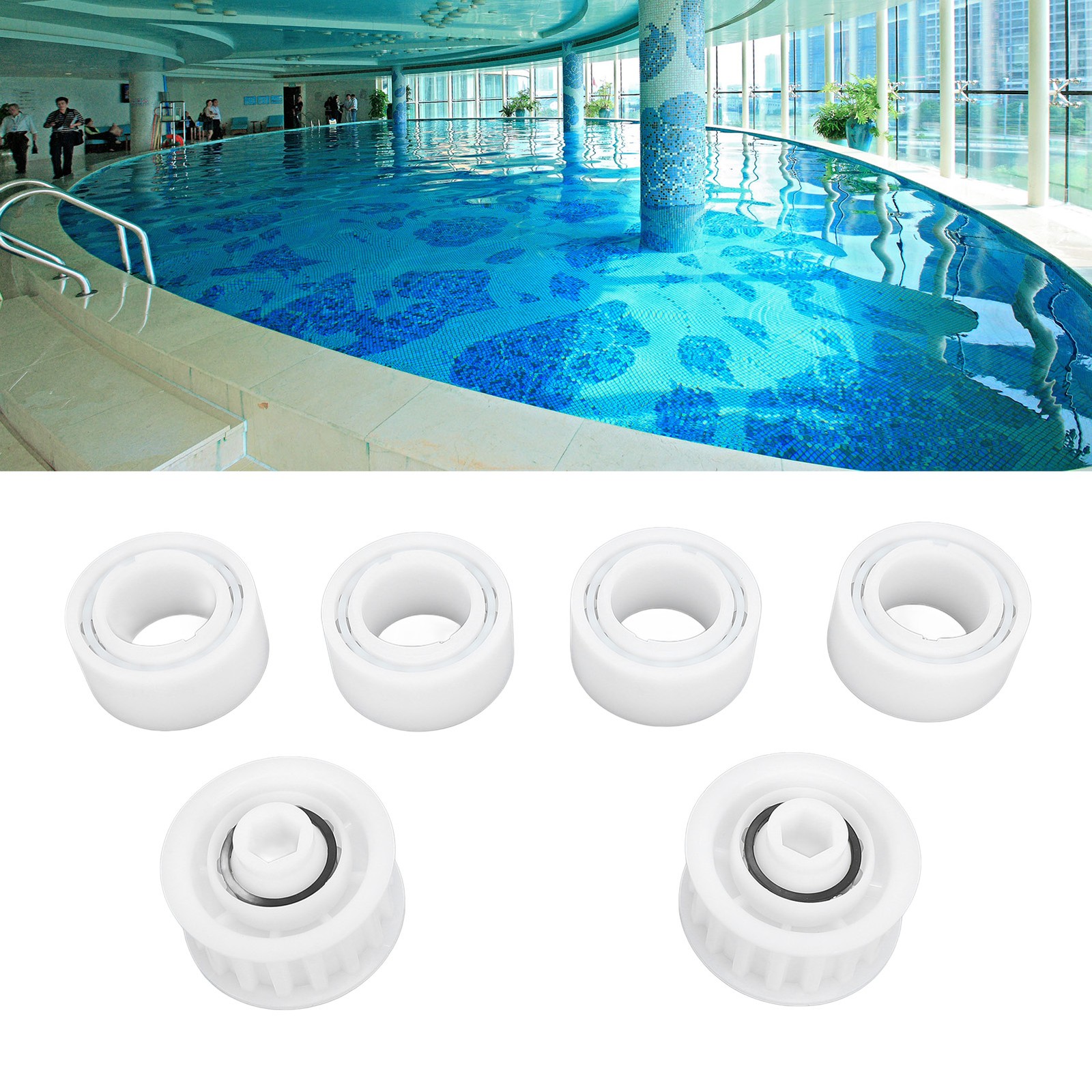 4 Pack Pool Cleaner Guide Wheels Durable For Dolphin Easy To Use