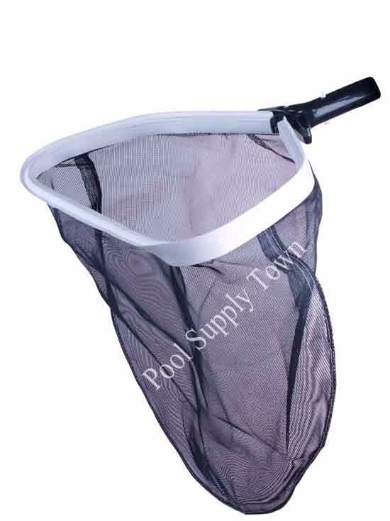 Heavy Duty Pool Leaf Skimmer W/ Aluminum Frame & Durable Nylon Net 18&Prime; Wide