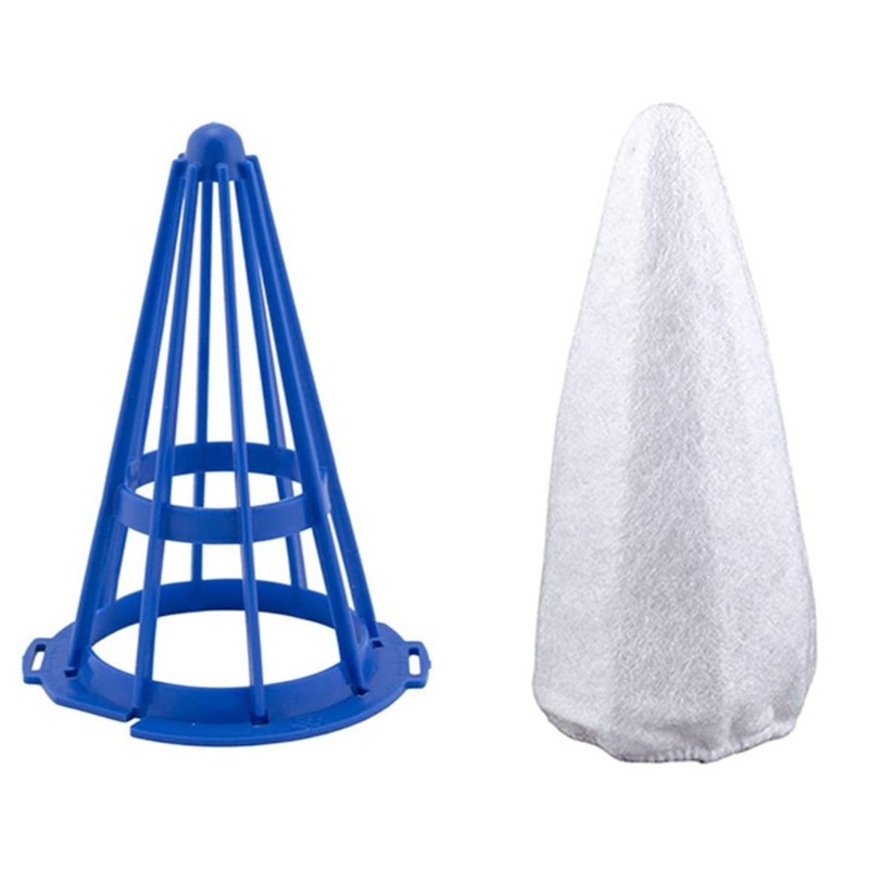 10pcs Swimming Pool Cleaning Mesh Bags Filter Cotton Bag for Mostly Pool Vacuums