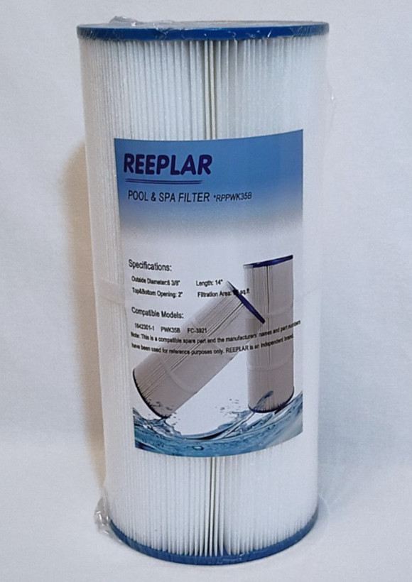 REEPLAR RPPWK35B Swimming Pool & Spa Filter 14&Prime; X 6.375&Prime; NEW/Sealed