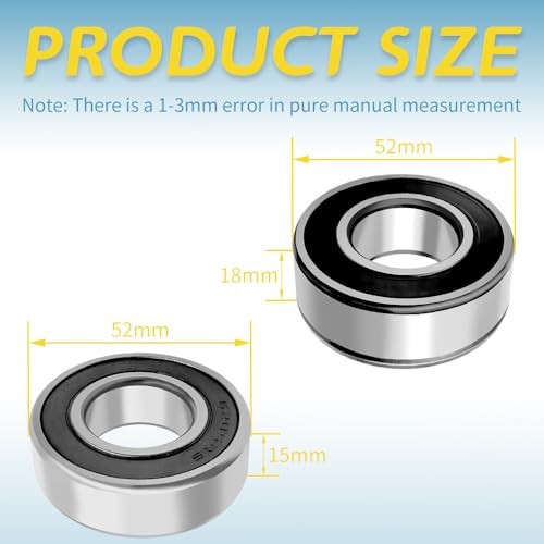 Wheel Bearing Kit with ABS Sealed, 9276A/9276B 9252/9252A, Replacement for