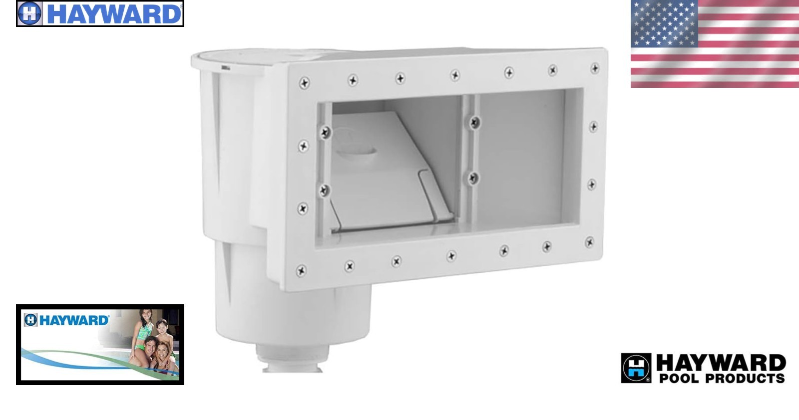 Dyna-Skim Above-Ground Pool Skimmer – White