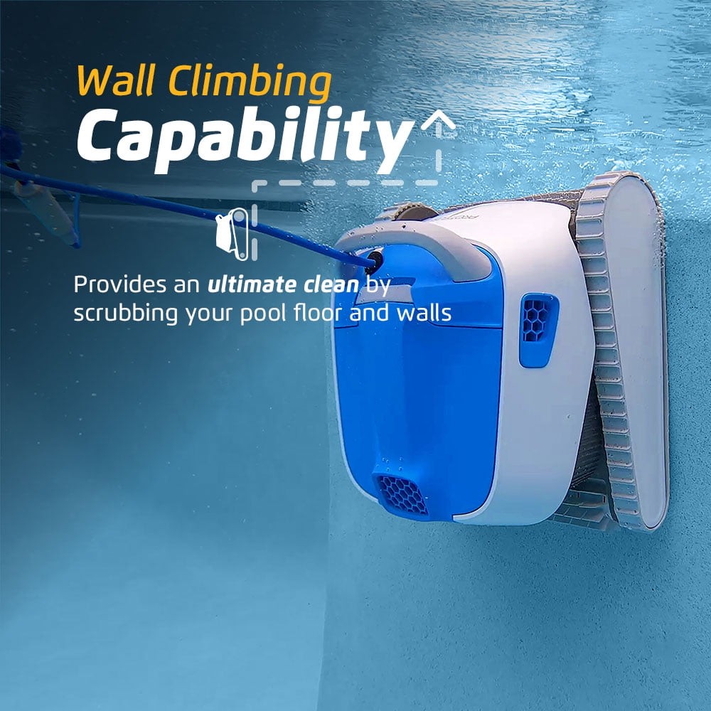 Maytronics Dolphin Proteus DX4 Robotic Pool Cleaner, Wall Climbing, Waterline
