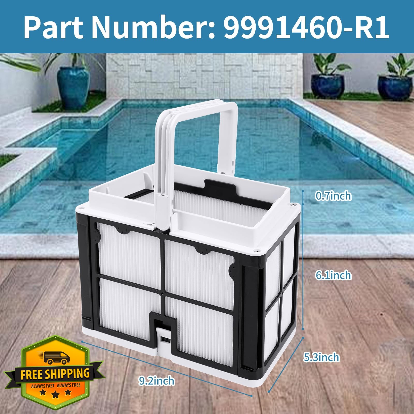 SUNRRA Filter Basket for Dolphin Pool Cleaner E10 Nautilus CC