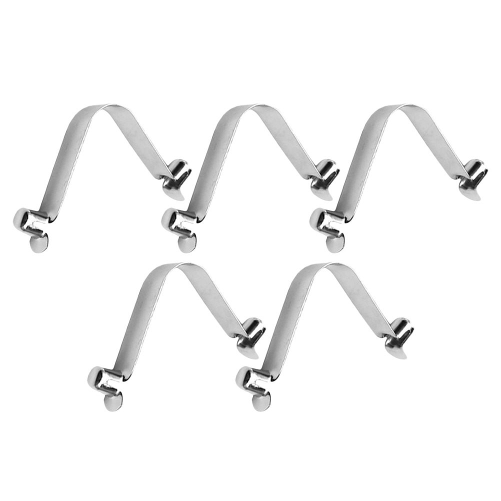 5pcs Stainless Steel Pool Pole Clips – 8mm V-Shape Butterfly Pool Clip – Double