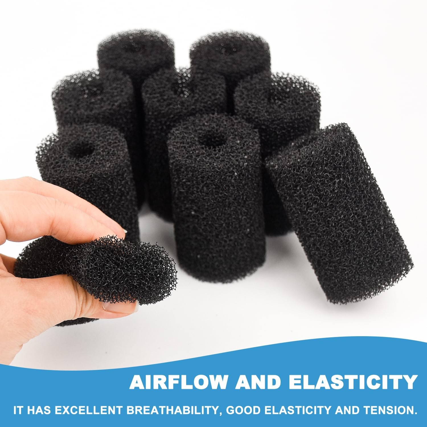 20Pack Pool Cleaner Parts, Sweep Hose Tail Scrubbers for Sweep Pool Cleaner F…