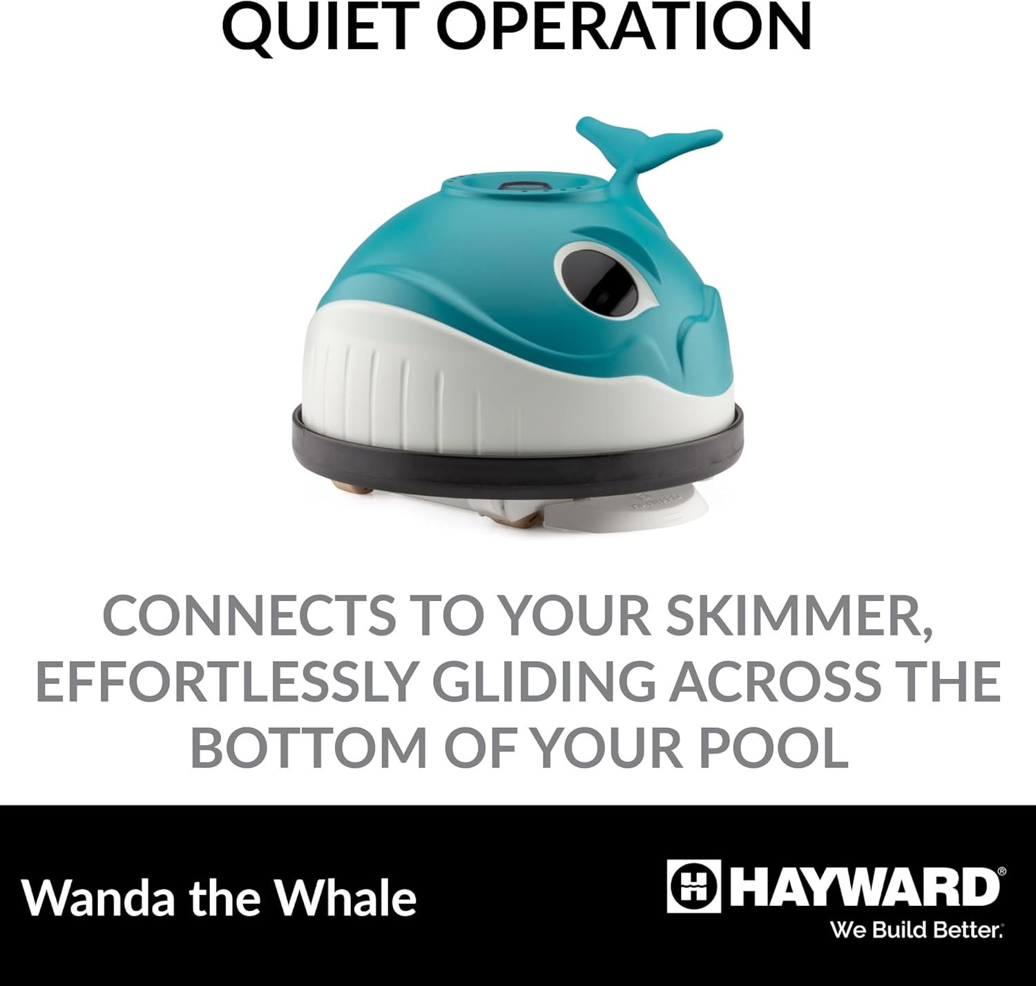 W3900 Wanda the Whale Above-Ground Suction Pool Cleaner for Any Size Pool