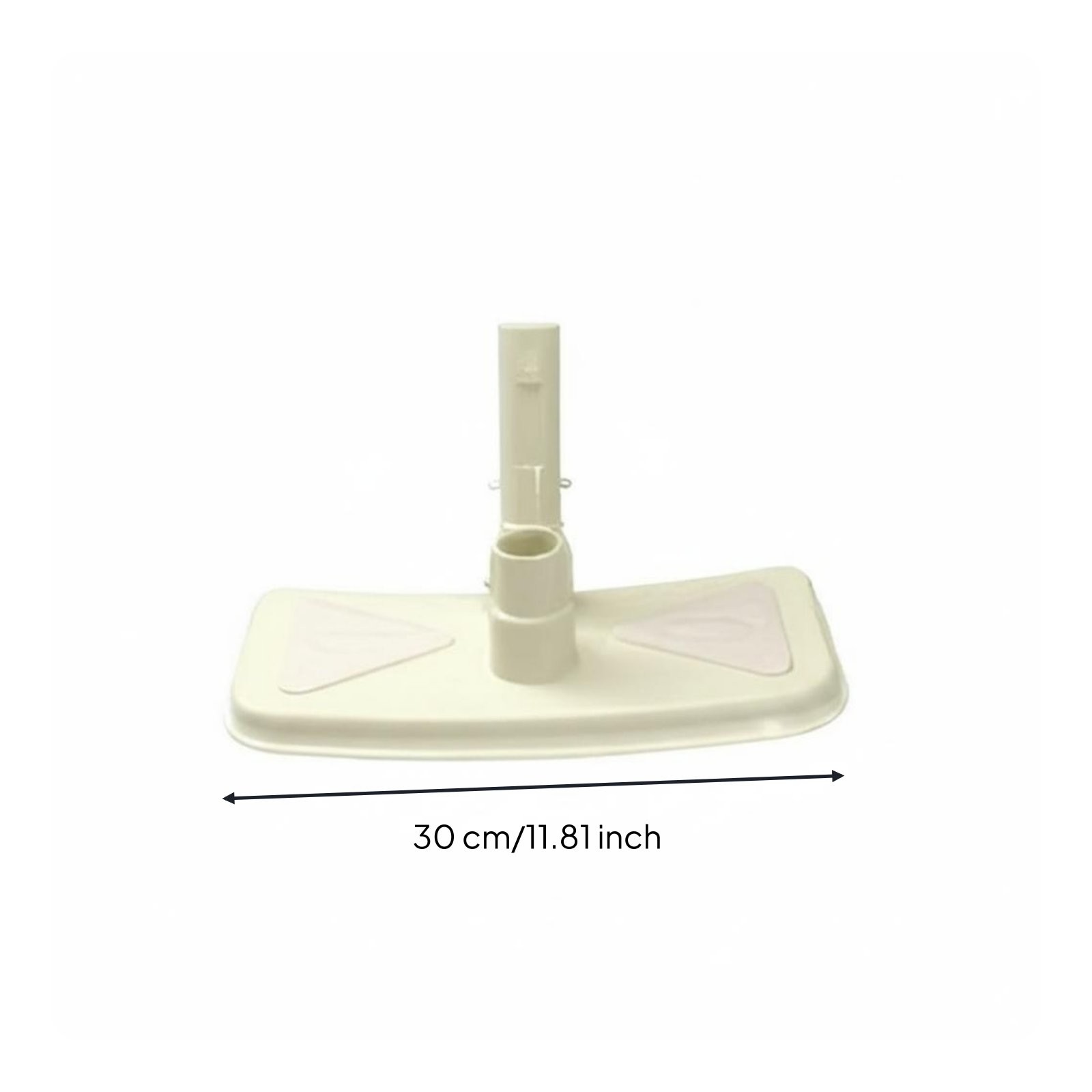 Pool Vacuum Head with Brush Bottom Cleaning Wide Pool Vacuum Head