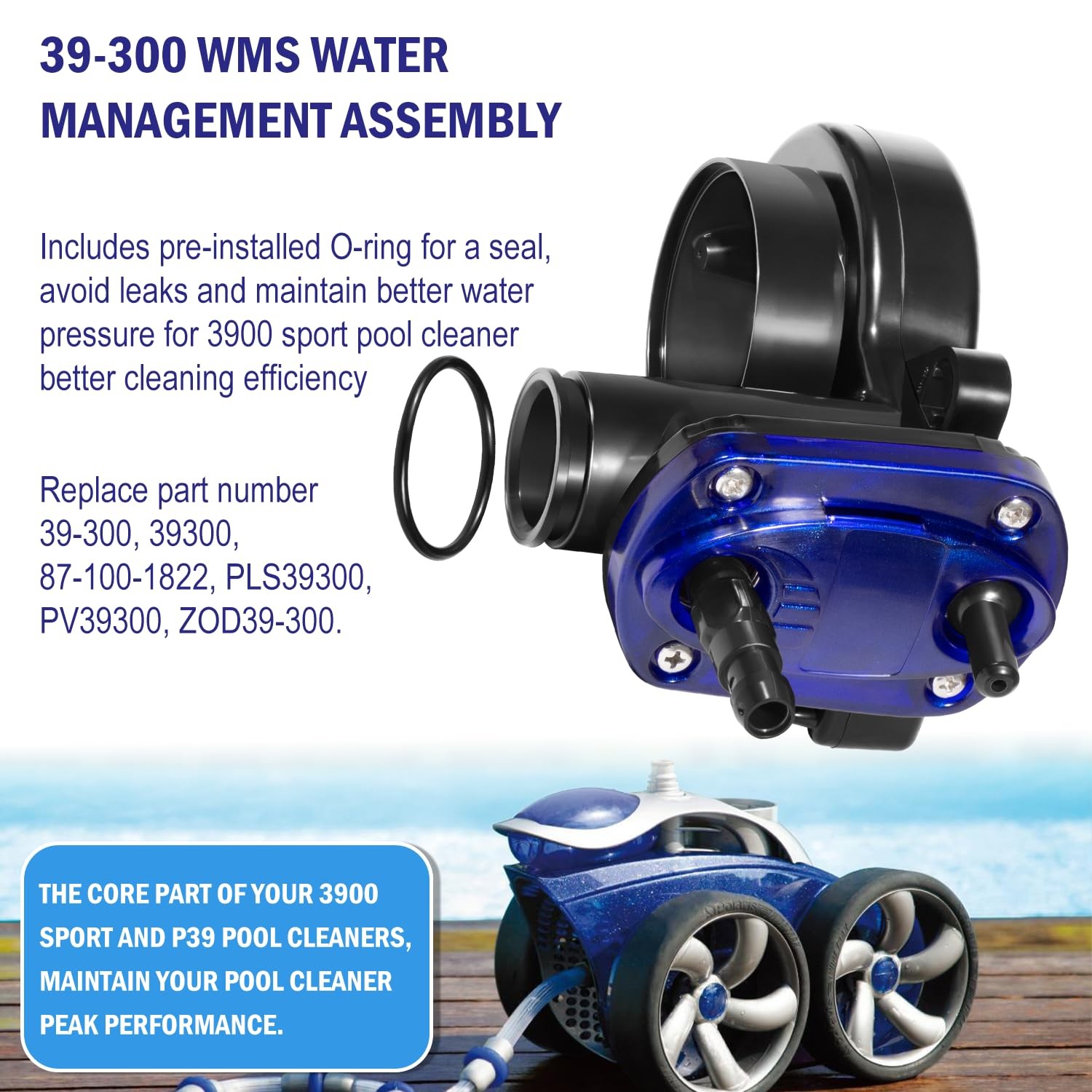 39-300 Water Management System Assembly For Zodiac 3900 P39 Sport Pool Cleaner