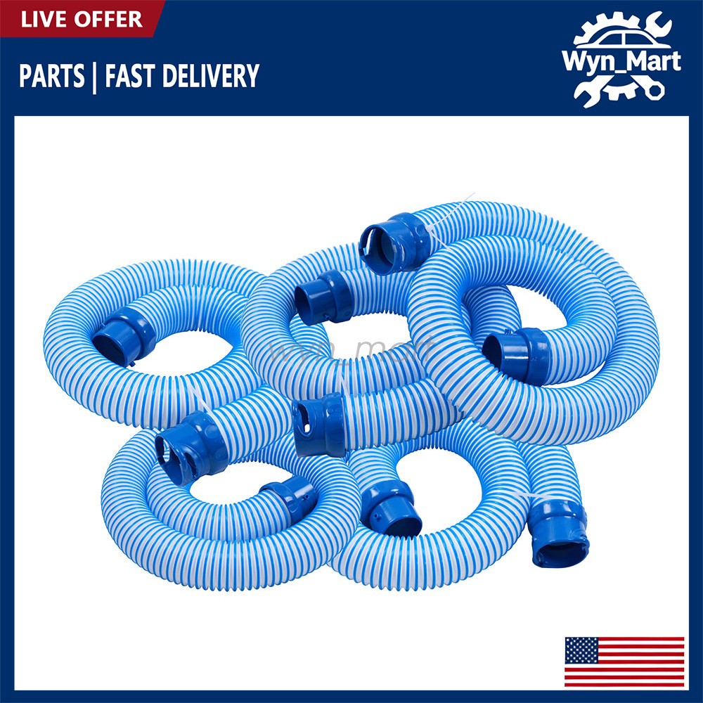 5Pcs 39&Prime; Pool Cleaner Twist Lock Hose For Zodiac Baracuda MX6 MX8 X7 T5