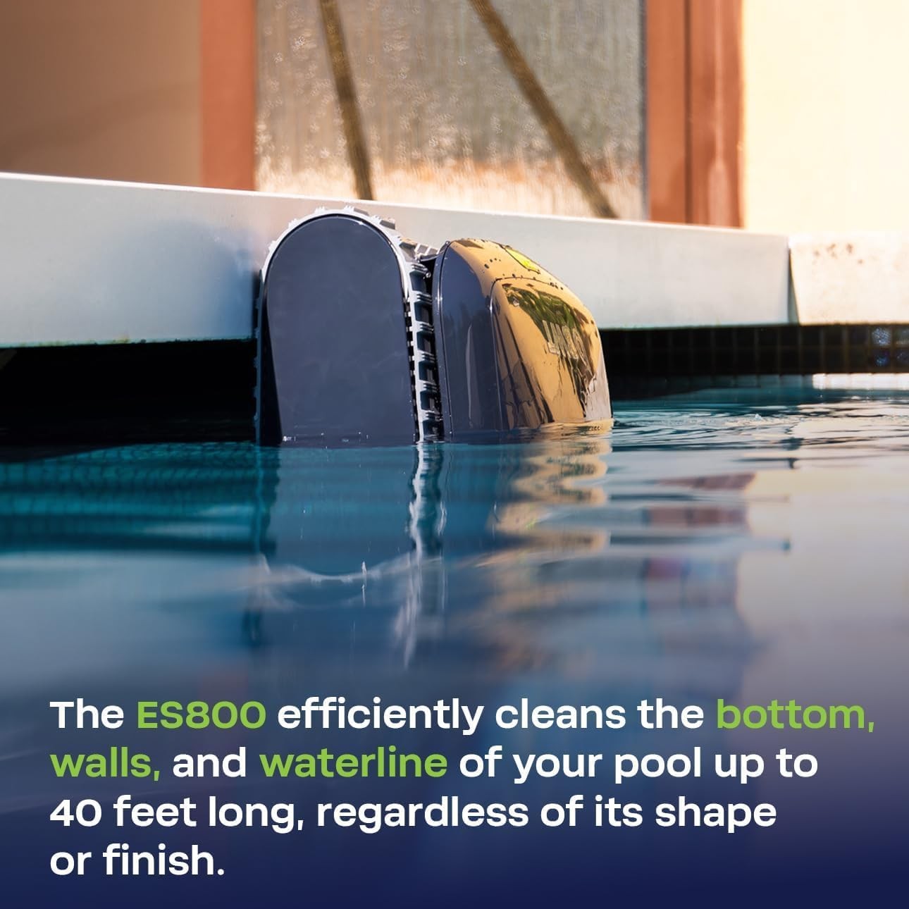 BWT ES800 Robotic Pool Cleaner for In-Ground Pools 59ft