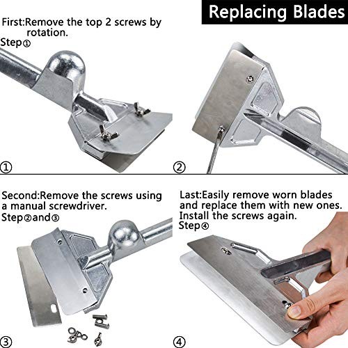 LRui Griddle Scraper Heavy Duty Grill Scraper Set with 5 griddle scraper set