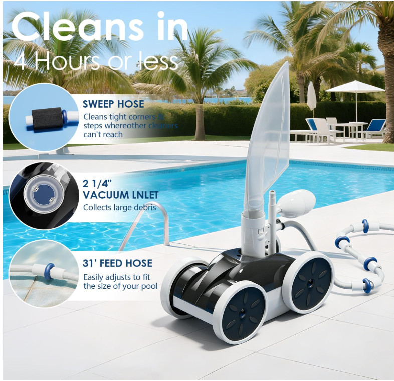 Pool Pressure Side Sweeper: Professional Solution for Cleaning Your Swimming Poo