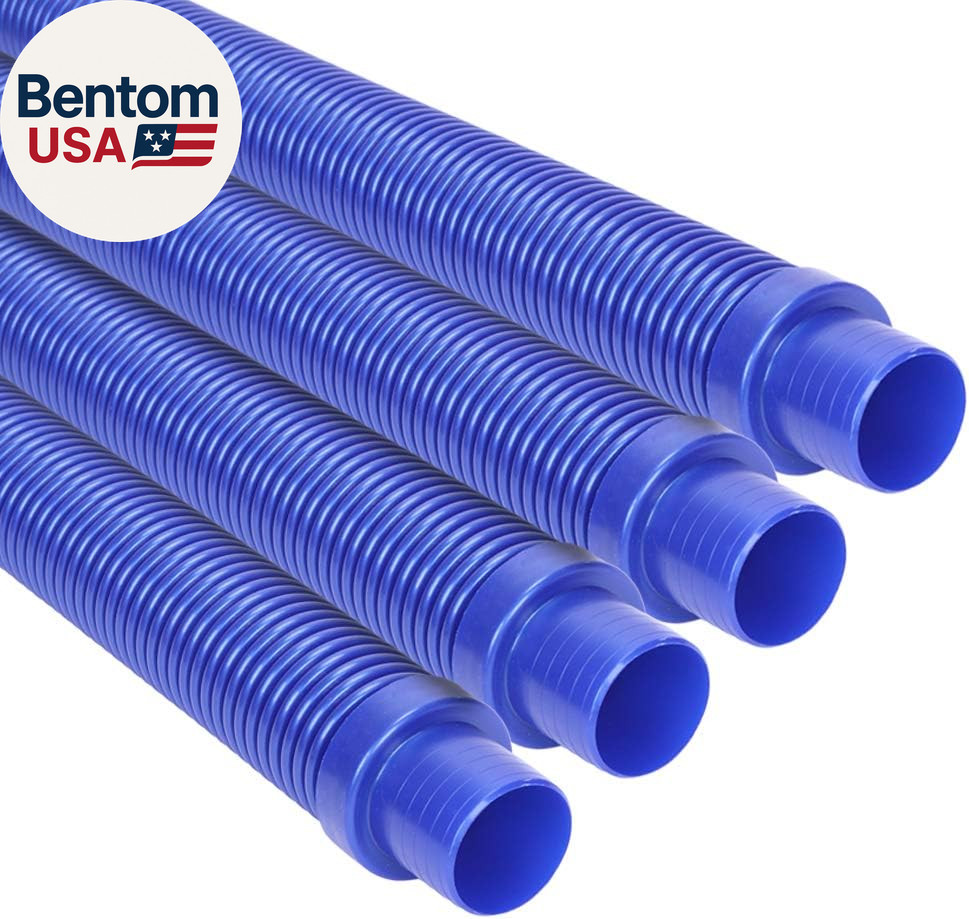 Pool Vacuum Hose, Perfect Pool Vacuum Extension/Replacement, 4 Section Hoses for