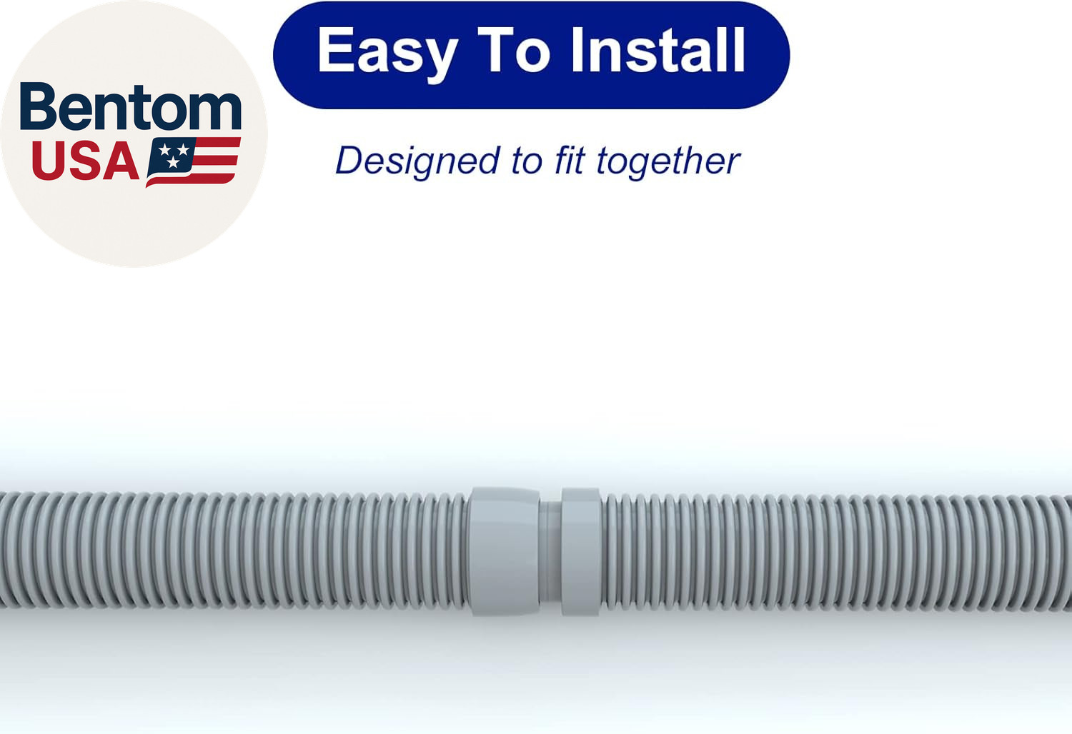 Professional Swimming Pool Vacuum Cleaner Hose -1.5” 8 Piece Hoses for Pool Vacu