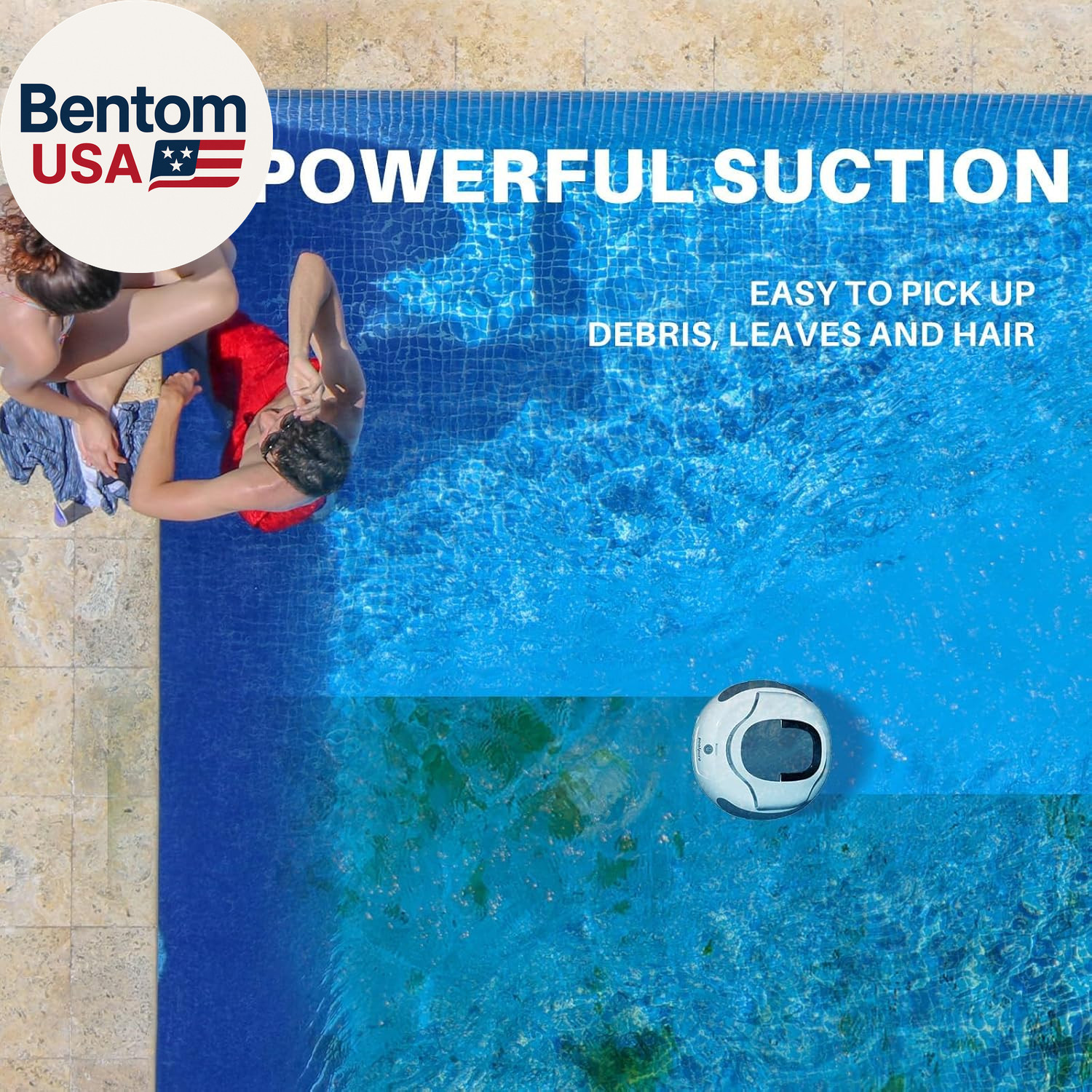 Self-Parking Automatic Pool Vacuum for up to 35 Ft Inground & Above-Ground Pools