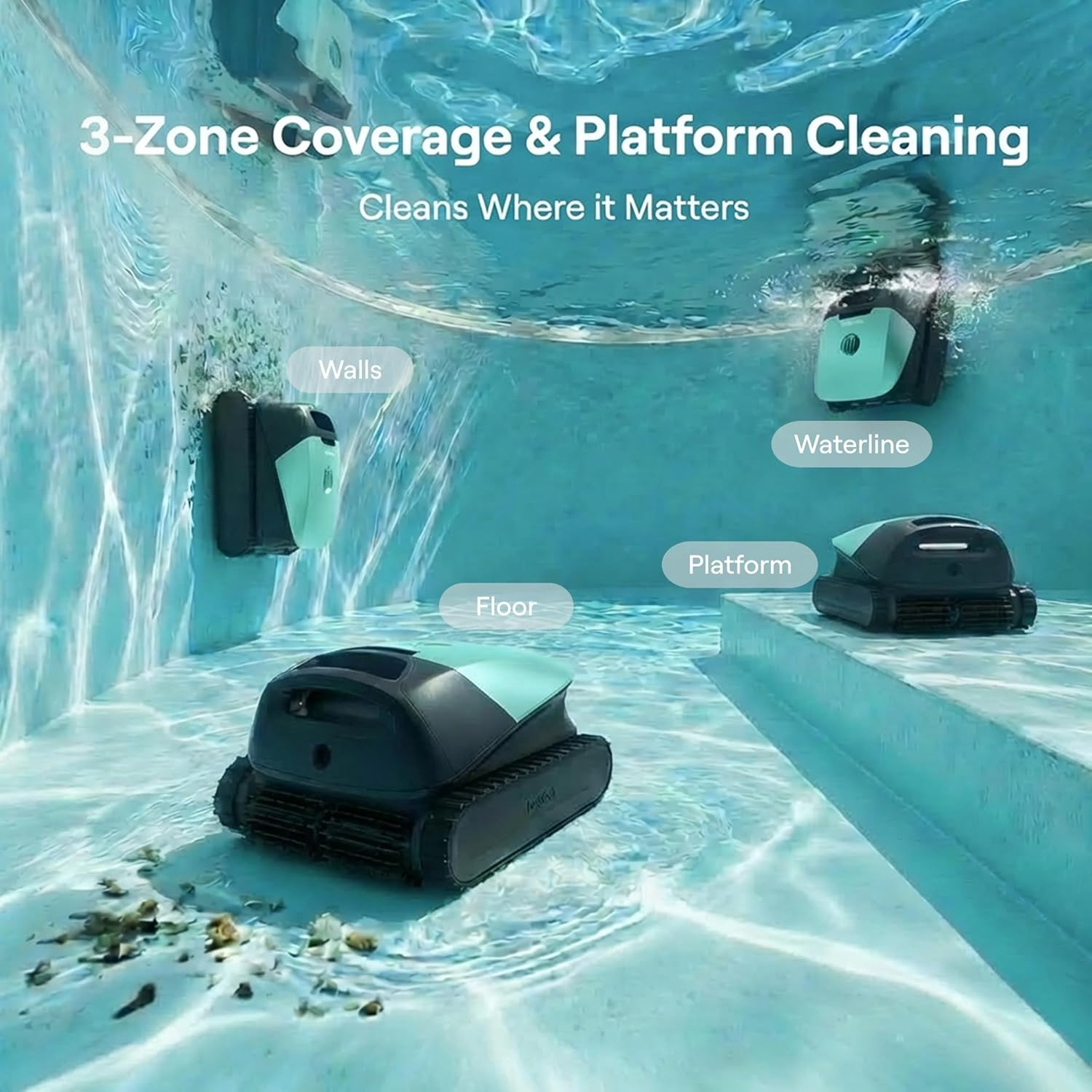 Pool Vacuum Robot for Inground & above Groun (2026 New) Beatbot Sora 10 Cordless