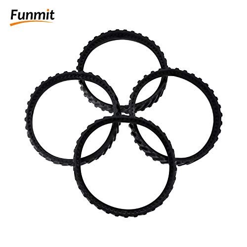 4 Pack Pool Cleaner Wheel Tires – Heavy-Duty Rubber for Zodiac MX8/MX6 Elite – U