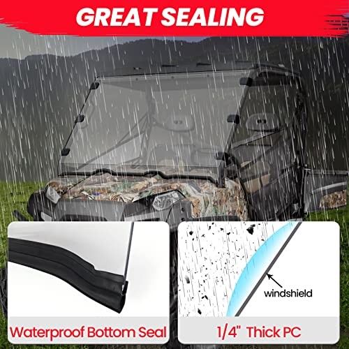 Scratch-Resistant Ranger 800 570 Windshield – UV-Proof Hard-Coated Full