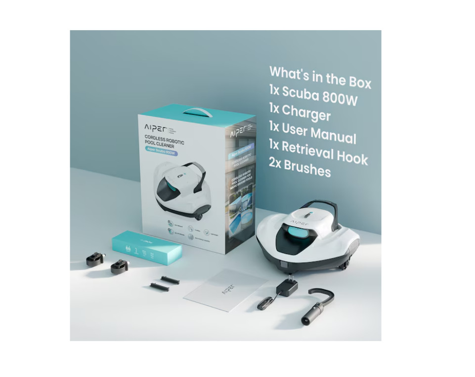 [ BIG SALE ] Official Aiper Scuba 800W Robotic Pool Vacuum
