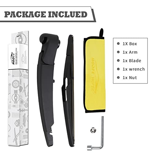 Rear Wiper Arm & Blade Kit,Exact-Fit Replacement for Mini Cooper R56 2007