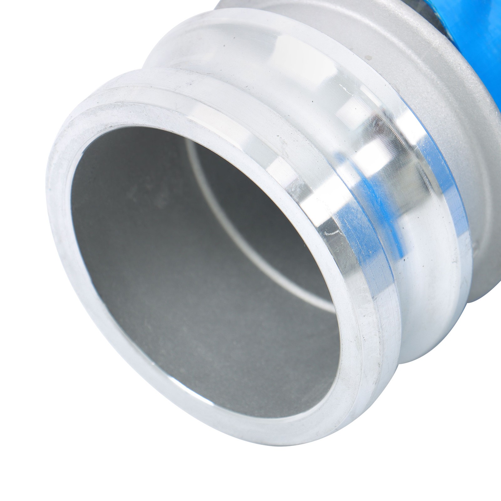 3&Prime; x 50ft Blue PVC Irrigation Discharge Hose W/Aluminum Connectors for Pools