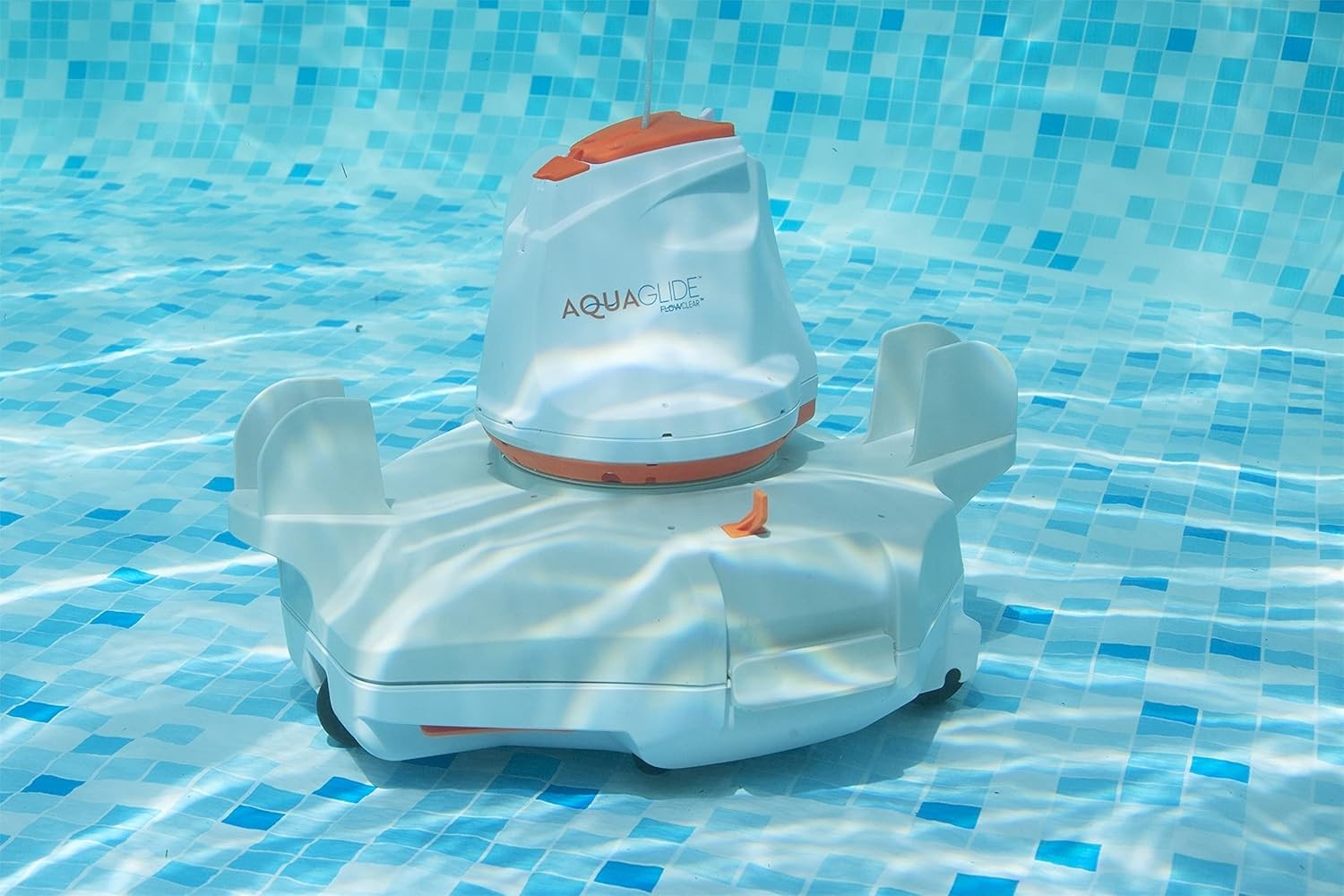 New POOL CLEANING ROBOT Bestway Flowclear AquaGlide w/ Rechargeable Battery NIB