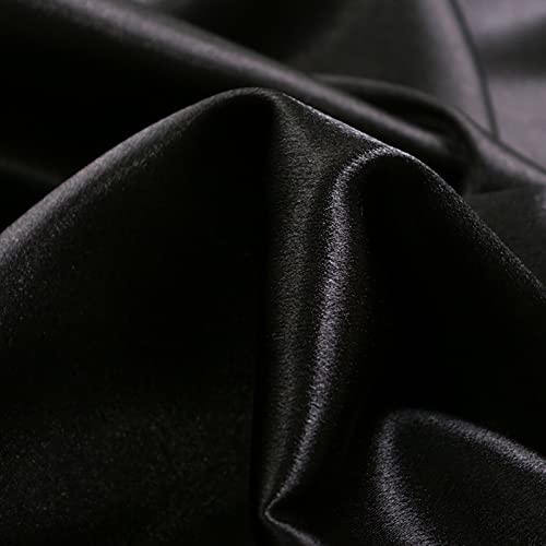 Satin Photography Background Silk – Glossy Fabric Cloth – 150 x 100 cm – Black