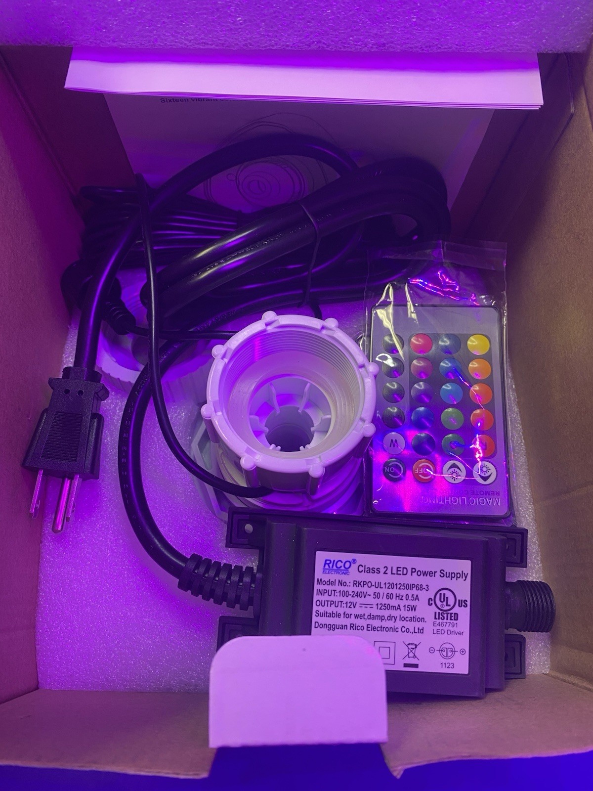 Ocean Blue Water Products Jet Light Color Burst AboveGround Pool Light 980020