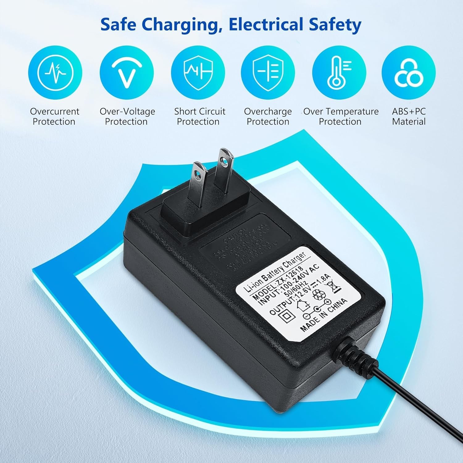 12.6V Charger for Aiper Pool Cleaner Robot, Pool Vacuum Charger for Seagull S…