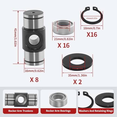 Rocker Arm Upgraded Trunnions kit for all LS 4.8L 5.3L 5.7L 6.0L 6.2L 7.0L