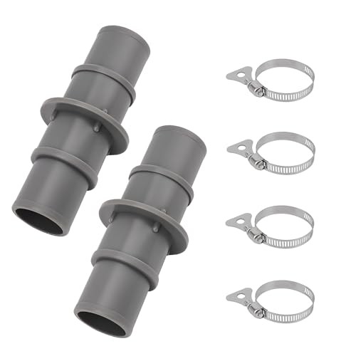 Pool Hose Adapter Connector 1-1/4&Prime; or 1-1/2&Prime;, Pool Hose Connector for Vacuum