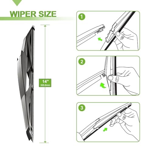 Windshield Wiper Blades for Mazda CX-9 2016-2025, 3 Pack | 24/18 Inch Front
