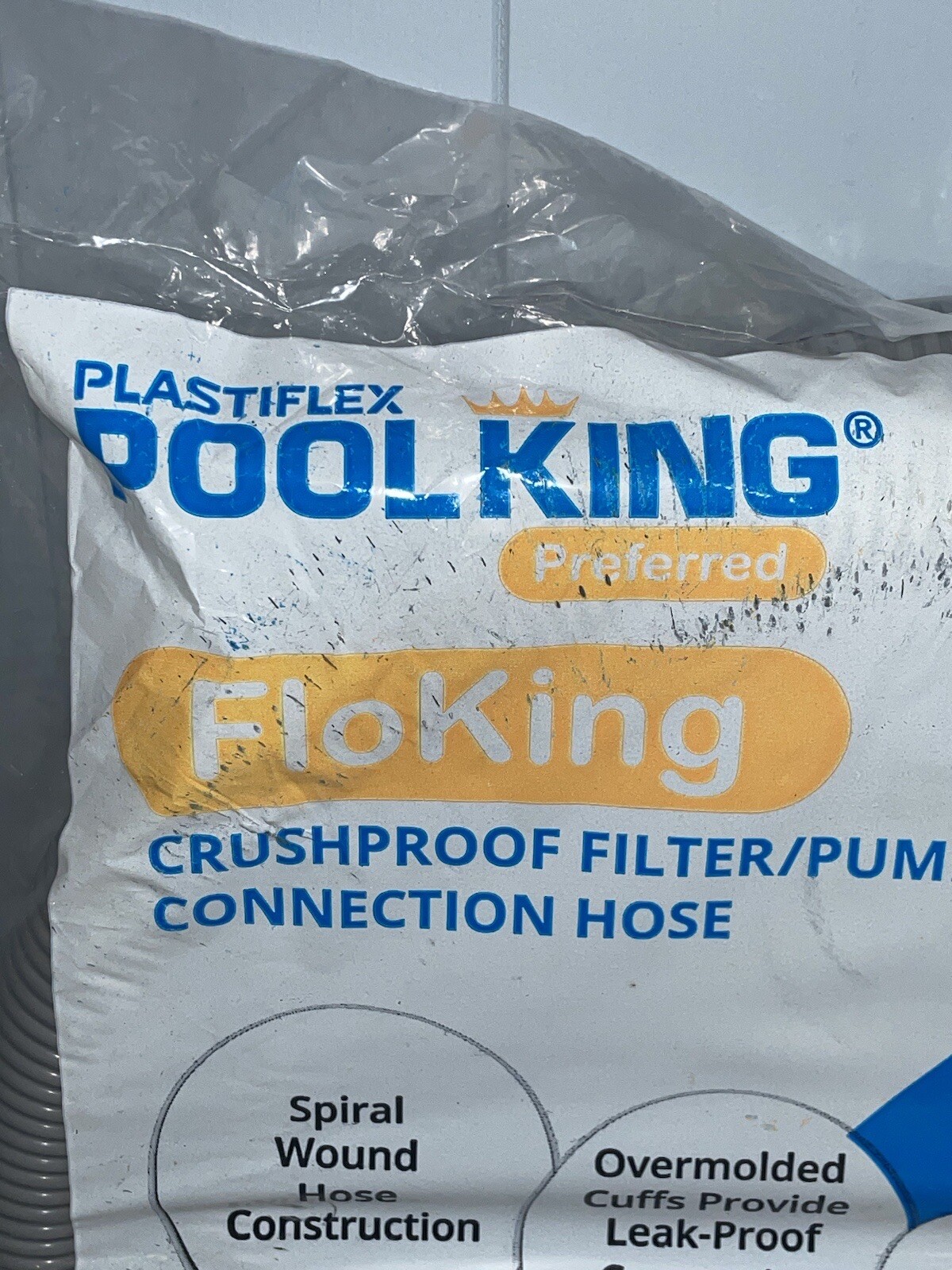 Plastiflex Deluxe FloKing Swimming Pool Filter Connection Hose – 6&prime; x 1.25&Prime;
