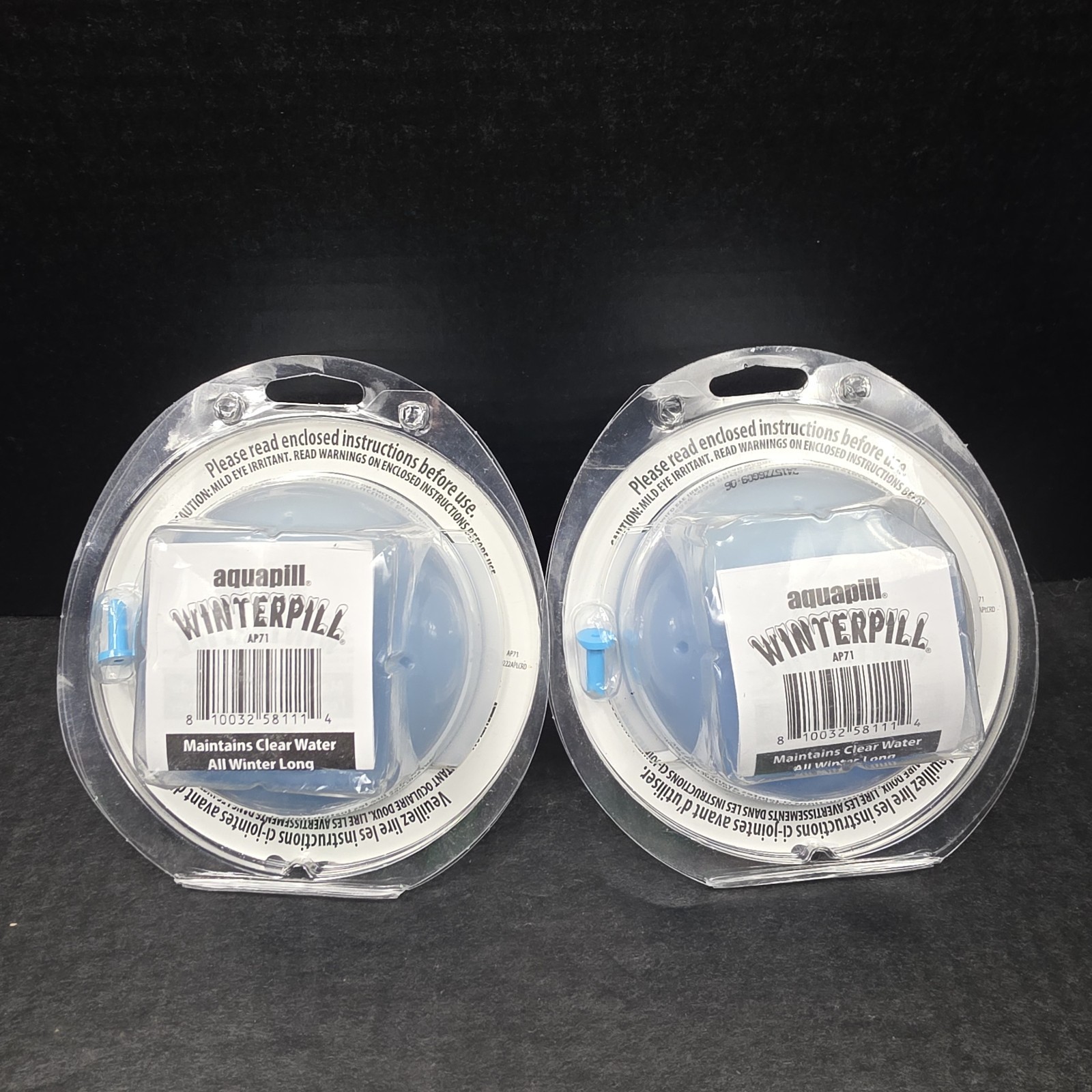 AquaPill WinterPill 2-Pack, All-In-One Pool Winterizer Ball, AP71, 30K Gal, New!