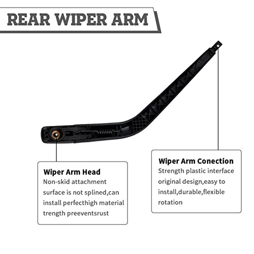 Rear Wiper Arm & Blade Kit,Exact-Fit Replacement for,OEM Toyota Prius 2017-2022